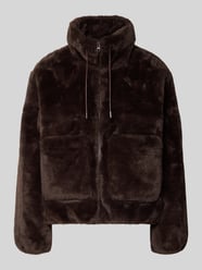 Jacke aus Kunstfell mit Reißverschluss Modell 'FONY' von FREE/QUENT - 21