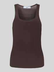 Stricktop in semitransparentem Design Modell 'GERANIO' von Mango - 5