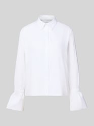 Regular Fit Bluse mit verdeckter Knopfleiste von Milano Italy - 35