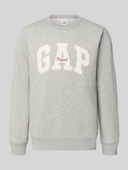 Bluza z wyhaftowanym logo i okrągłym dekoltem od GAP - 26