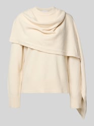 Strickpullover mit Schal von Jake*s Collection - 5