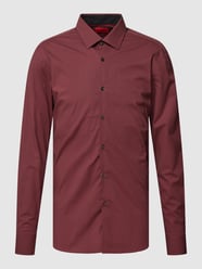Slim fit zakelijk overhemd met kentkraag, model 'Ekoy' van HUGO Rood - 19