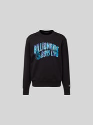 Sweatshirt mit Label-Print von Billionaire Boys Club Schwarz - 9