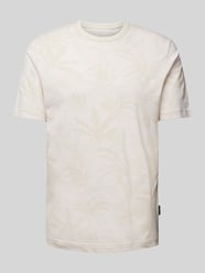 T-Shirt mit Rundhalsausschnitt von Tom Tailor Beige - 46