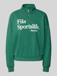 Oversized sweatshirt met opstaande kraag model 'LACHY' van FILA - 4