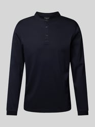 Longsleeve mit Stehkragen Modell 'Pepe' von Strellson Blau - 48