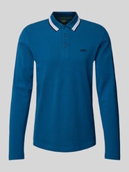 Regular Fit Poloshirt mit Label-Stitching von BOSS Green Blau - 8