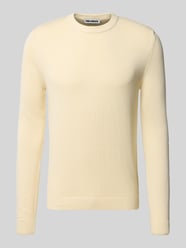 Sweter z dzianiny z okrągłym dekoltem od REVIEW - 29