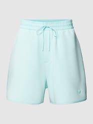 Sweatshorts met labelstitching van Emporio Armani Turquoise - 19