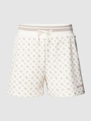 Korte broek met labelprint, model 'AGGIE' van Guess Activewear - 36