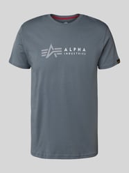 T-Shirt mit Label-Print von Alpha Industries - 37