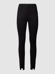 Leggings mit Ziernähten Modell 'Vimanon' von Vila Grau / Schwarz - 14