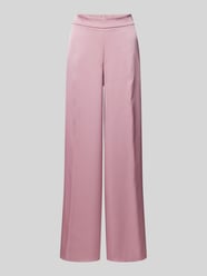 Wide Leg Stoffhose mit elastischem Bund von V by Vera Mont Pink - 31