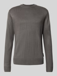 Sweter o kroju regular fit z prążkowanej dzianiny od Tom Tailor Denim - 14