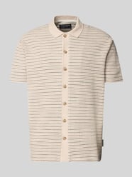 Relaxed Fit Poloshirt aus reiner Baumwolle von Marc O'Polo Beige - 13