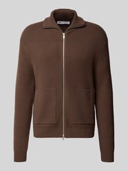 kardigan rozpinany o kroju regular fit z mieszanka bawełny model 'STAY' od ONLY & SONS - 40