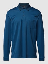 Poloshirt mit Streifenmuster von RAGMAN Blau - 35