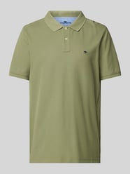 Regular Fit Poloshirt mit Label-Stitching von Fynch-Hatton Grün - 43