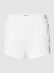 Sweatshorts met logostitching van Tommy Jeans Wit - 12