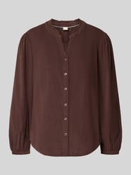 Langarmbluse aus reiner Baumwolle Modell 'VIOLET' von Brax Beige - 8