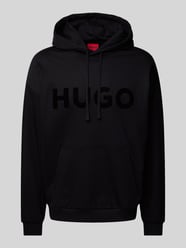 Hoodie mit Kapuze Modell 'Ditchle' von HUGO Schwarz - 4