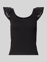 Top o kroju slim fit z czystej bawełny model ‘GWEN LIFE’ od Only - 3