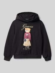 Oversized hoodie met logostitching, model 'Active' van Guess - 20