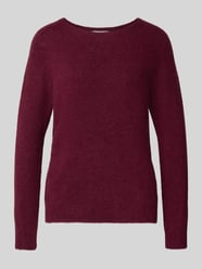 Strickpullover mit gerippten Abschlüssen von Rich & Royal Bordeaux - 42