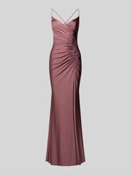 Abendkleid in Wickel-Optik von Mascara Pink - 48
