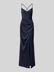 Abendkleid aus Satin mit Gehschlitz von Laona - 39