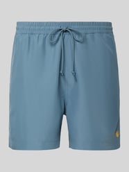 Regular Fit Badeshorts mit Logo-Stitching Modell 'Chase' von Carhartt Work In Progress - 36