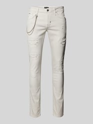 Tapered Fit Jeans mit Ketten-Detail von Antony Morato Weiß - 47