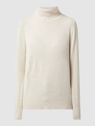 Rollkragenpullover aus Viskosemischung von s.Oliver RED LABEL Beige - 48