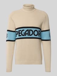Strickpullover mit Rollkragen von PEGADOR Beige - 31