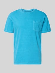 T-shirt z mieszanki bawełny i lnu z brustaszą od Superdry - 23