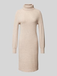 Knielanges Strickkleid mit Rollkragen Modell 'SASHA' von Only Beige - 36