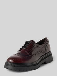 Schnürschuhe mit Logo-Detail von Tamaris Bordeaux - 30