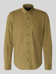 Regular fit vrijetijdsoverhemd van corduroy met kentkraag van Lerros - 11