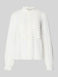 Regular Fit Bluse mit Stehkragen und Spitze Modell 'Ariel' von LOLLYS LAUNDRY - 22