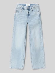 Jeansy o prostych nogawkach w fasonie 5-kieszeniowym model 'MARA' od Cars Jeans - 21
