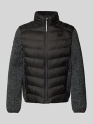 Jacke mit Stehkragen und Label-Stitching von Superdry Schwarz - 3