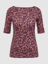 T-Shirt mit 1/2-Arm von Lauren Ralph Lauren Blau - 33
