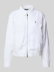 Linnen windbreaker met logostitching van Polo Ralph Lauren - 9