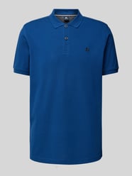 Poloshirt mit Label-Stitching von Lerros Blau - 20