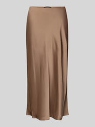 Midirock mit gelegten Falten Modell 'SHARAE' von Lauren Ralph Lauren Beige - 18