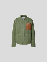 Jacke mit Umlegekragen von Anine Bing Grün - 46