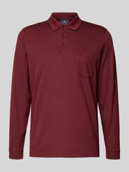 Regular Fit Poloshirt mit Brusttasche von RAGMAN Bordeaux - 48