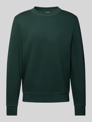 Comfort fit sweatshirt met ribboorden van MCNEAL Groen - 26