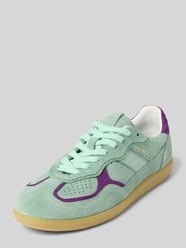 Sneakersy skórzane z detalem z logo od ALOHAS - 20