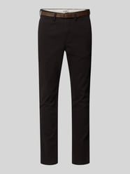 Slim Fit Stoffhose mit abnehmbaren Gürtel Modell 'Marco' von JACK & JONES - 8
